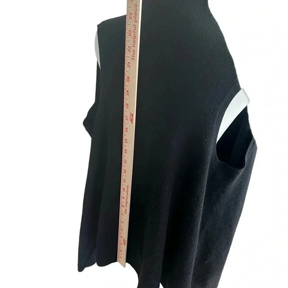 JOIE Black Sleeveless Cardigan - Wool Cashmere - Size Small - Picture 7 of 11